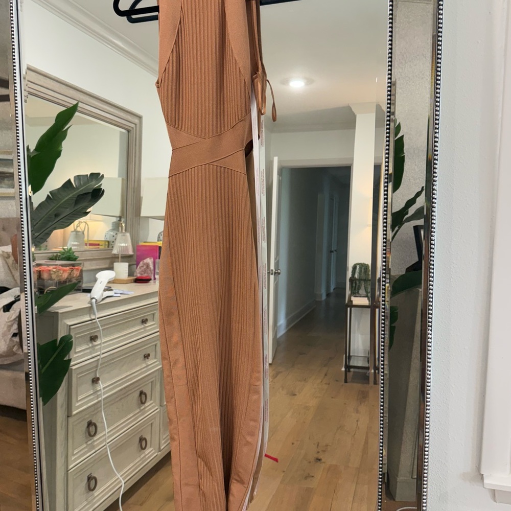 Misguided fitted body con dress